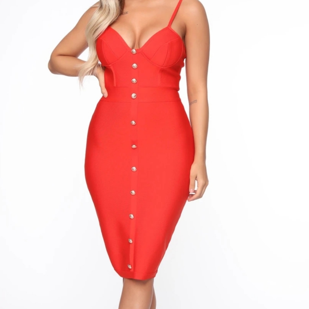 Trying Not To Be Pressed Midi Dress